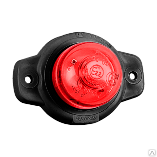 Фонари ГФ 3.18 LED2 "Шайба" красный (рассеиватель простой)